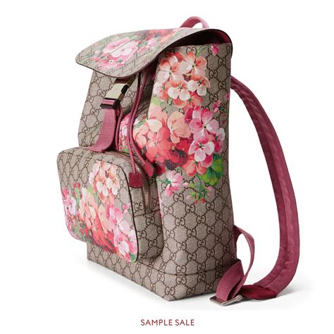 gucci backpack flowers